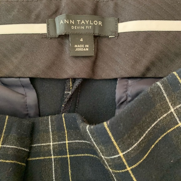 And Taylor navy plaid pants - Picture 3 of 4